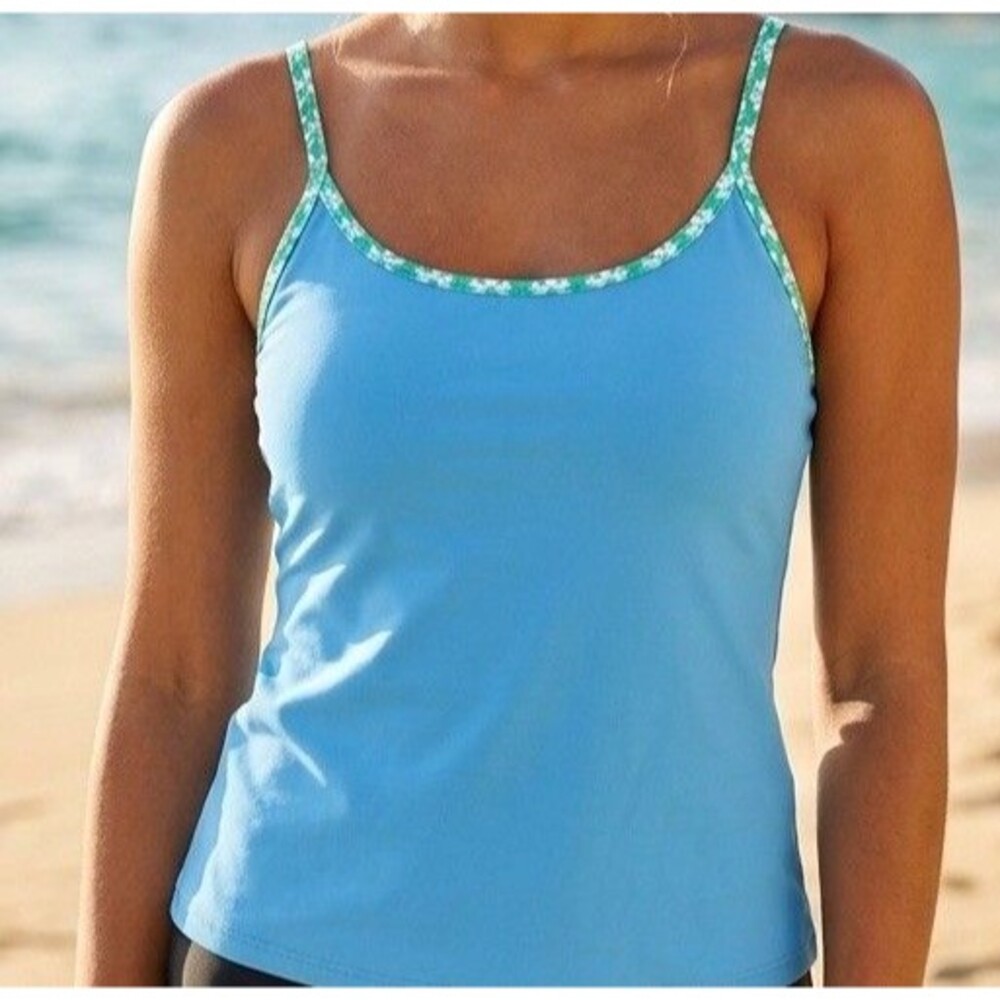 Roller Rabbit x Target Women's Tank Top Soft Blue Size S Casual Vacation NEW